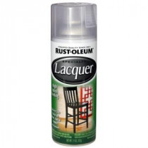 Rust-Oleum Specialty 11 oz. Gloss Clear Lacquer Spray Paint (Case of 6) - 1906830