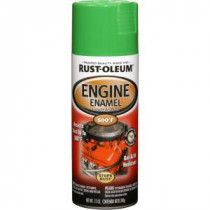 Rust-Oleum Automotive 12 oz. 500° Grabber Green Engine Enamel Spray Paint (Case of 6) - 248951