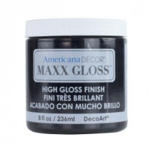 DecoArt Americana Decor Maxx Gloss 8 oz. Patent Leather Paint - ADMG20-98