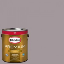Glidden Premium 1-gal. #HDGCN58 Warm Grey Flannel Flat Latex Exterior Paint - HDGCN58PX-01F