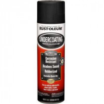 Rust-Oleum Automotive 15 oz. Pro Matte Black Undercoating Spray Paint (Case of 6) - 248656