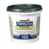 Zinsser SureGrip 122 1-qt. Heavy Duty Clear Strippable Adhesive (6-Pack) - 69384