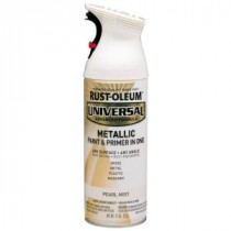 Rust-Oleum Universal 11 oz. All Surface Metallic Pearl Mist Spray Paint and Primer in One (Case of 6) - 261411