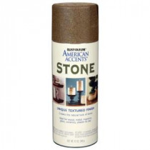 Rust-Oleum American Accents 12 oz. Stone Pebble Textured Spray Paint (6-Pack) - 7995830