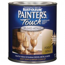 Rust-Oleum Painter's Touch 32 oz. Ultra Cover Metallic Fools Gold General Purpose Paint (Case of 2) - 246060