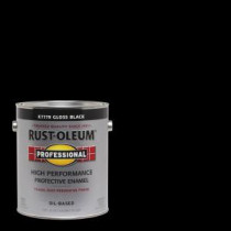 Rust-Oleum Professional 1 gal. Black Gloss Protective Enamel (Case of 2) - K7779402