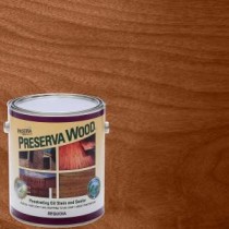 Preserva Wood 1 gal. Oil-Based Sequoia Penetrating Stain and Sealer - 40103