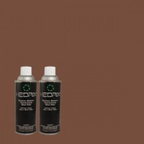 Hedrix 11 oz. Match of MQ1-54 Death by Chocolate Low Lustre Custom Spray Paint (8-Pack) - LL08-MQ1-54