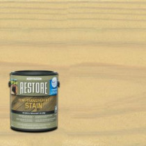 Rust-Oleum Restore 1 gal. Semi-Transparent Stain Maize with NeverWet - 291613