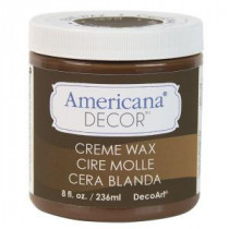 DecoArt Americana Decor 8 oz. Deep Brown Creme Wax - ADM07-95