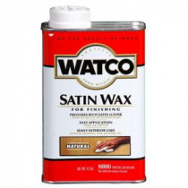 Watco 1 pt. Satin Natural Finishing Wax (Case of 4) - 67051H