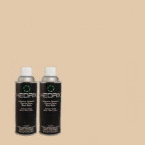 Hedrix 11 oz. Match of 280E-2 Arabian Sands Low Lustre Custom Spray Paint (2-Pack) - 280E-2