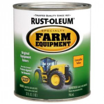 Rust-Oleum Specialty 1-qt. Caterpillar Yellow Gloss Farm Equipment Paint (Case of 2) - 7449502