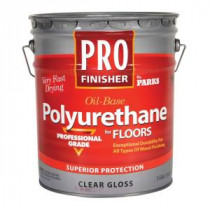 Rust-Oleum Parks 5 gal. Clear Gloss Oil-Based Interior Polyurethane - 130512