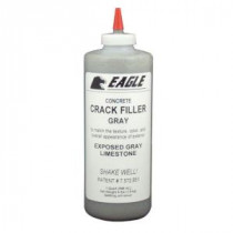 Eagle 1-qt. squeeze bottle Crack Filler for Gray Chipped Limestone Exposed Aggregate Concrete - EFG
