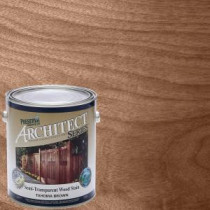 Architect Series 1 gal. Semi-Transparent Oil-Based Tahoma Brown Wood Stain - 11103