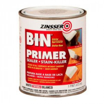 Zinsser 1-pt. B-I-N Shellac-Based White Interior and Spot Exterior Primer and Sealer (Case of 6) - 908