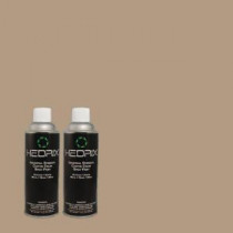 Hedrix 11 oz. Match of PPU5-7 Studio Taupe Gloss Custom Spray Paint (2-Pack) - G02-PPU5-7