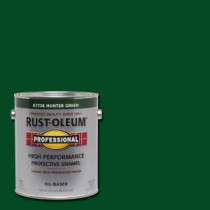 Rust-Oleum Professional 1 gal. Hunter Green Gloss Protective Enamel (Case of 2) - K7738402