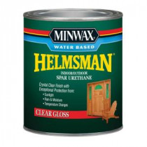 Minwax 1 qt. Water Based Helmsman Gloss Indoor/Outdoor Spar Urethane (4-Pack) - 63050