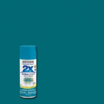 Rust-Oleum Painter's Touch 2X 12 oz. Lagoon Satin General Purpose Spray Paint (6-Pack) - 257461