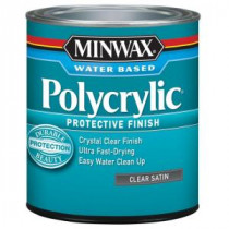 Minwax 1 qt. Satin Polycrylic Protective (4-Pack) - 63333444