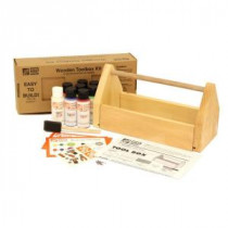  Kids Wooden Toolbox and Paint Kit - 67389