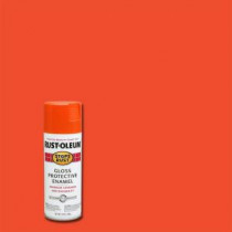Rust-Oleum Stops Rust 12 oz. Protective Enamel Orange Gloss Spray Paint (Case of 6) - 214084