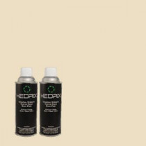 Hedrix 11 oz. Match of ECC-21-1 Desert Plain Semi-Gloss Custom Spray Paint (2-Pack) - SG02-ECC-21-1