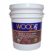 WoodRx 5 gal. Ultra Tawny Cypress Wood Stain and Sealer - 625115