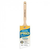 Wooster Pro 2-1/2 in. White China Bristle Angle Sash Brush - 0H21320024