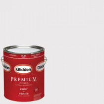 Glidden Premium 1-gal. #HDGV56 Innocent White Flat Latex Interior Paint with Primer - HDGV56P-01F