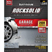 Rust-Oleum RockSolid 76 oz. Gray Polycuramine 1 Car Garage Floor Kit (Case of 2) - 286891