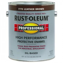 Rust-Oleum Professional 1 gal. Leather Brown Gloss Protective Enamel (Case of 2) - 7775402