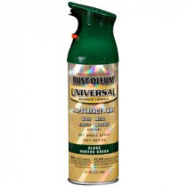 Rust-Oleum Universal 12 oz. All Surface Gloss Hunter Green Spray Paint and Primer in One (Case of 6) - 245214