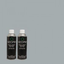 Hedrix 11 oz. Match of RAH-72 Chambray Low Lustre Custom Spray Paint (2-Pack) - RAH-72
