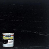 Minwax 8 oz. PolyShades Classic Black Gloss Stain and Polyurethane in 1-Step (4-Pack) - 214954444