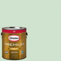 Glidden Premium 1-gal. #HDGG58U Soft Green Meadow Flat Latex Exterior Paint - HDGG58UPX-01F