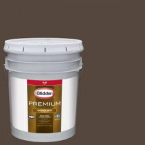 Glidden Premium 5-gal. #HDGWN39D Earth Brown Flat Latex Exterior Paint - HDGWN39DPX-05F