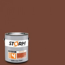Storm System Category 4 1 gal. Melted Chocolate Exterior Wood Siding, Fencing and Decking Latex Stain with Enduradeck Technology - 418C163-1
