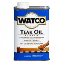 Watco 1-qt. Clear Matte 275 VOC Teak Oil (Case of 4) - 242226H