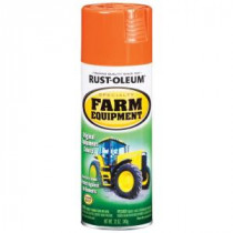Rust-Oleum Specialty 12 oz. Orange Farm Equipment A Chalmers Spray Paint (Case of 6) - 7458830