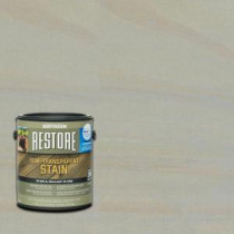 Rust-Oleum Restore 1 gal. Semi-Transparent Stain Cape Cod Gray with NeverWet - 291560