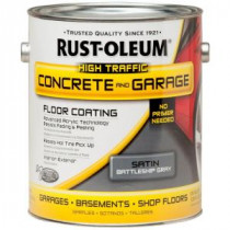Rust-Oleum EpoxyShield 1 gal. Battleship Gray Concrete Floor Paint (Case of 2) - 260725