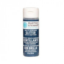 Martha Stewart Crafts 2-oz. Night Sky Multi-Surface Glitter Acrylic Craft Paint - 32184