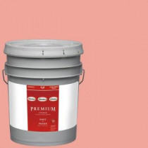 Glidden Premium 5-gal. #HDGR58 Bay Coral Flat Latex Interior Paint with Primer - HDGR58P-05F