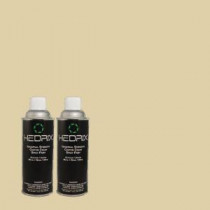 Hedrix 11 oz. Match of 3A2-3 Haze Green Low Lustre Custom Spray Paint (2-Pack) - 3A2-3