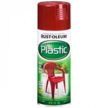 Rust-Oleum Specialty 12 oz. Sunrise Red Paint for Plastic Spray Paint (Case of 6) - 211367