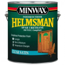 Minwax 1 gal. Satin Helmsman Indoor/Outdoor Spar Urethane (2-Pack) - 13205