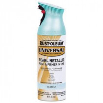 Rust-Oleum Universal 11 oz. Pearl Sea Mist Spray Paint and Primer in One (Case of 6) - 301551